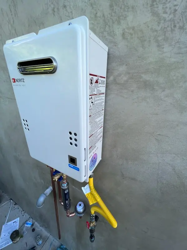Tankless water heater installation for The Woodlands homes